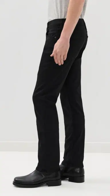 PAIGE Federal Transcend Slim Straight Jeans Black Shadow 32 | Thumbnail 4