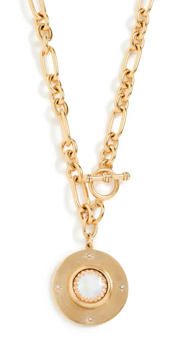 Saturn Necklace Gold One Size