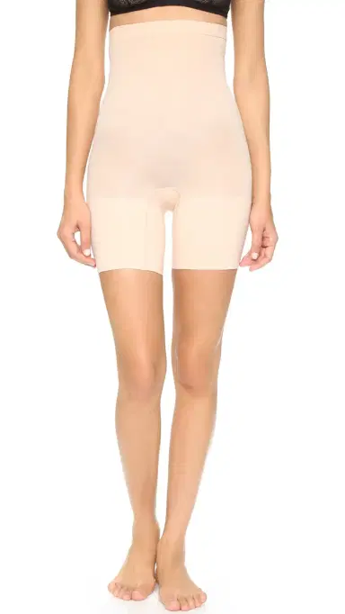 Spanx Higher Power Shorts Soft Almond 1X | Thumbnail 1