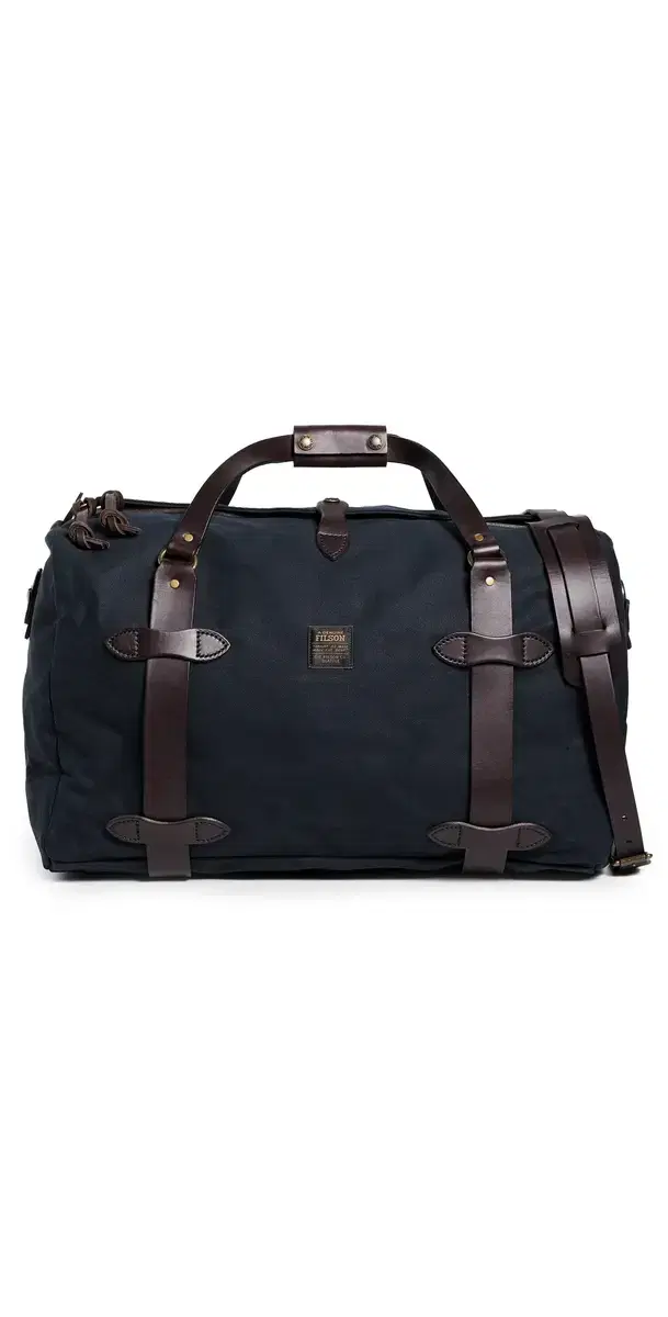 Medium Rugged Twill Duffle Bag Navy One Size Medium Rugged Twill Duffle Bag Navy One Size