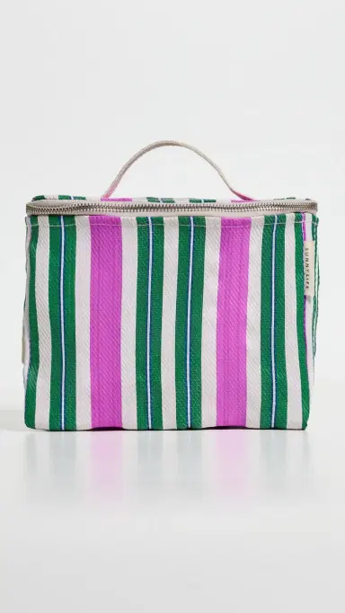 SunnyLife Recycled Nylon Lunch Cooler Bag Bag Green Multi One Size | Thumbnail 2