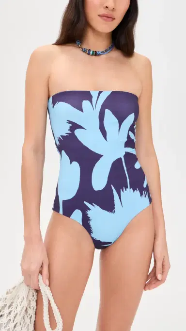 EYWASOULS MALIBU Soleil Strapless One Piece Midnight Garden | Thumbnail 5