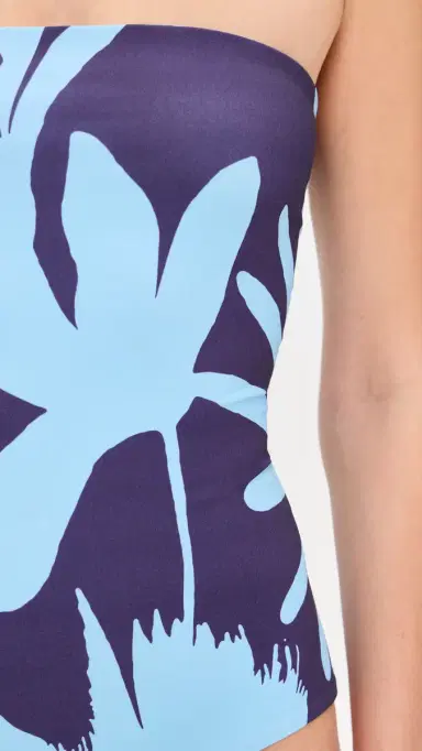 EYWASOULS MALIBU Soleil Strapless One Piece Midnight Garden | Thumbnail 6