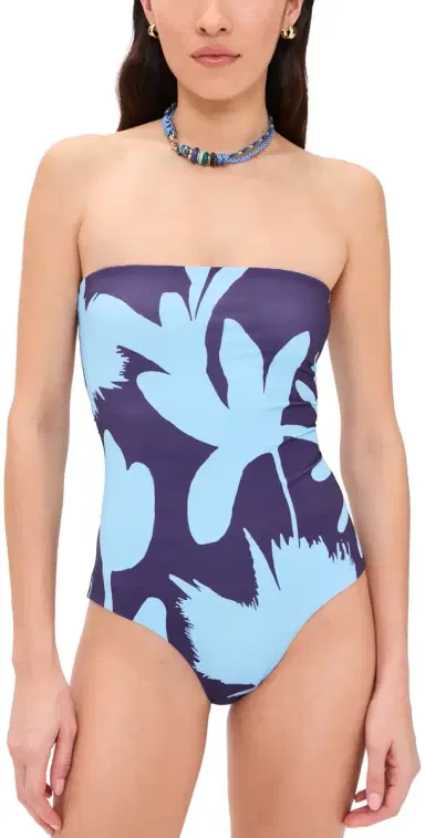 EYWASOULS MALIBU Soleil Strapless One Piece Midnight Garden | Thumbnail 1