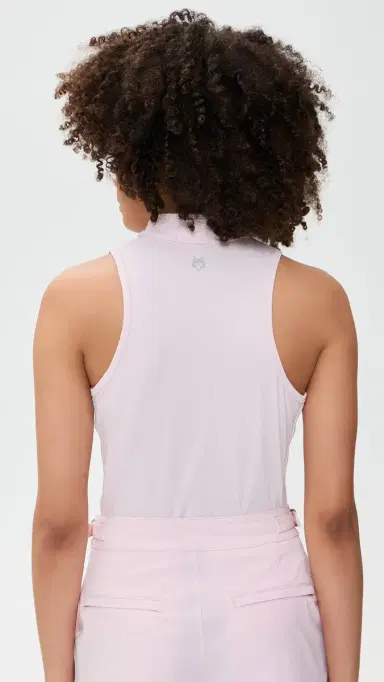 Greyson Sleeveless Vesta Mock Neck Top Bloom - 1044 | Thumbnail 3