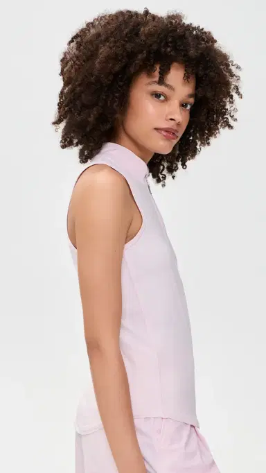 Greyson Sleeveless Vesta Mock Neck Top Bloom - 1044 | Thumbnail 4