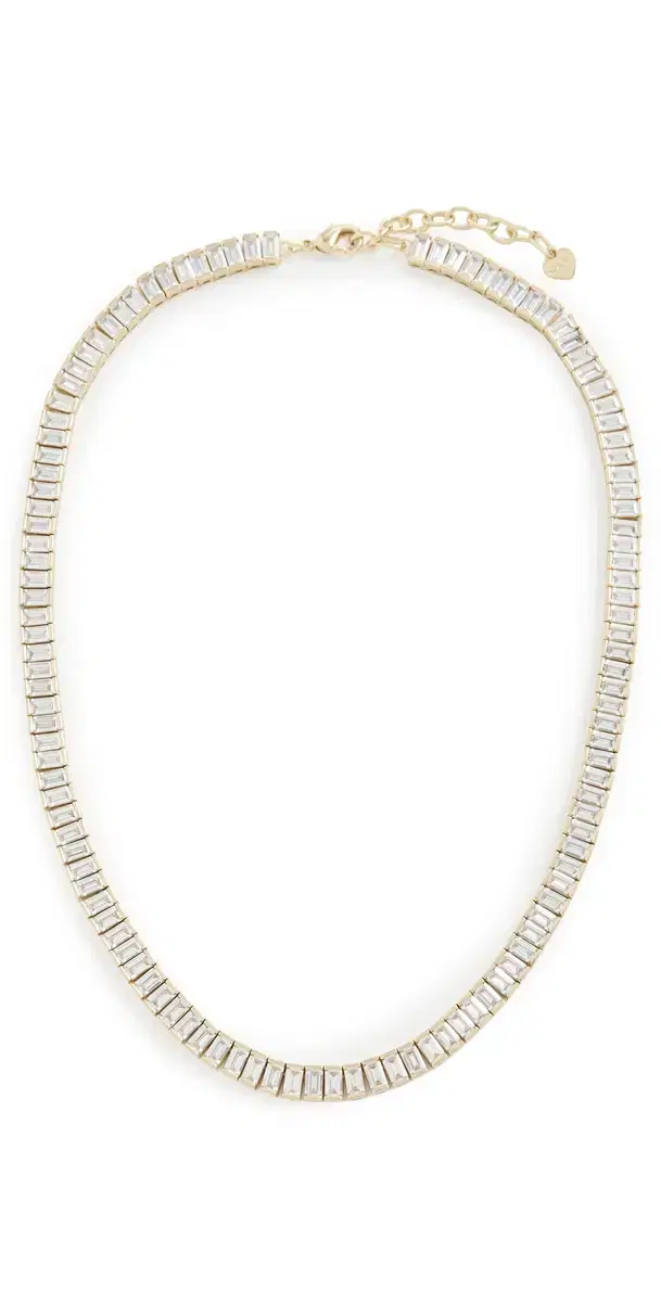 HART Baguette Tennis Necklace Gold One Size