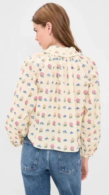 Lisa Says Gah Wimbledon Top Ivory Garden XS | Thumbnail 3