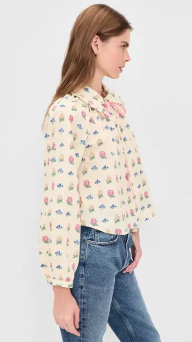 Lisa Says Gah Wimbledon Top Ivory Garden XS | Thumbnail 4
