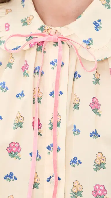 Lisa Says Gah Wimbledon Top Ivory Garden XS | Thumbnail 6