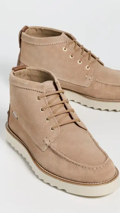 Barbour Hadston Chukka Boots Trench Suede | Thumbnail 4