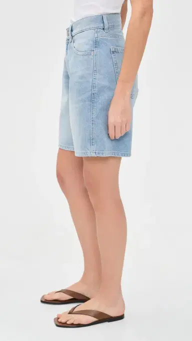 DL1961 Taylor Relaxed High Rise Denim Shorts Prairie 29 | Thumbnail 4