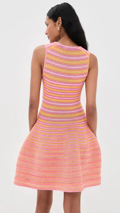 Simkhai Cally Mini Dress Citrus Multi M | Thumbnail 4 Simkhai Cally Mini Dress Citrus Multi M | Thumbnail 4