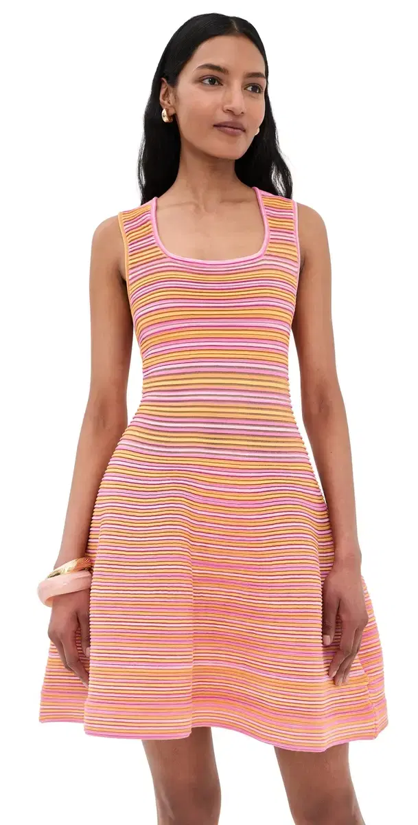 SIMKHAI Cally Mini Dress Citrus Multi
