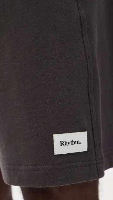 Rhythm Terry Jam Shorts 8 Charcoal | Thumbnail 6 Rhythm Terry Jam Shorts 8 Charcoal | Thumbnail 6