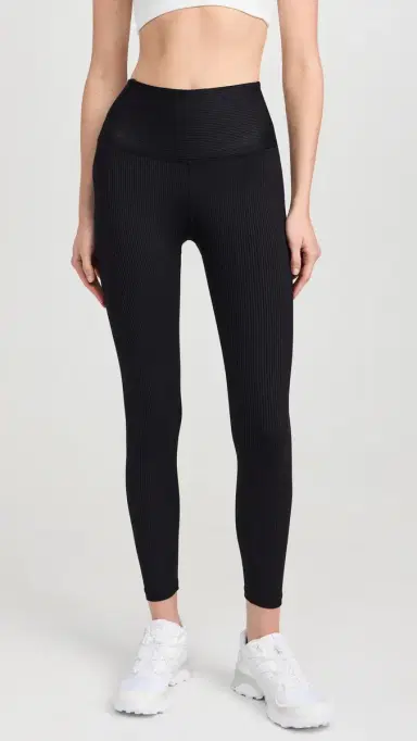 Year of Ours Ribbed 7/8 Leggings Black M | Thumbnail 2