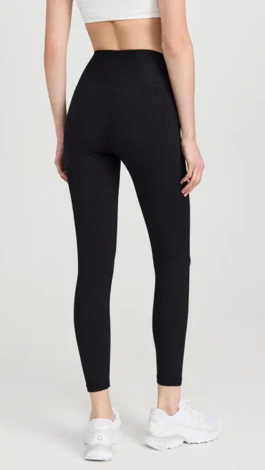 Year of Ours Ribbed 7/8 Leggings Black M | Thumbnail 3