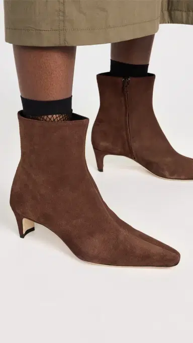 Staud Wally Ankle Boots Mahogany | Thumbnail 3 Staud Wally Ankle Boots Mahogany | Thumbnail 3