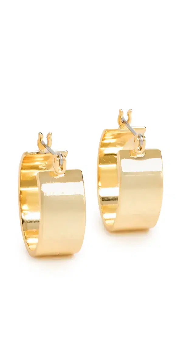 Luv AJ Positano Hoops Gold One Size