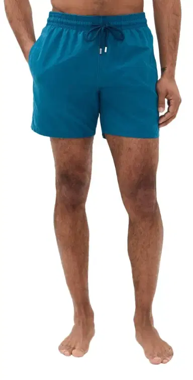 Vilebrequin Moorea Swim Trunks 5 Paon | Thumbnail 1 Vilebrequin Moorea Swim Trunks 5 Paon | Thumbnail 1