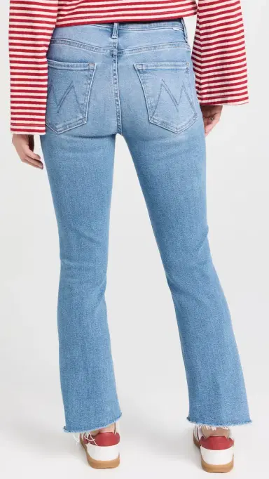Mother The Insider Crop Step Fray Jeans | Thumbnail 3 Mother The Insider Crop Step Fray Jeans | Thumbnail 3