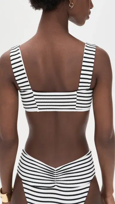 LSpace Marlee Bikini Top Sailing Along Stripes L | Thumbnail 3