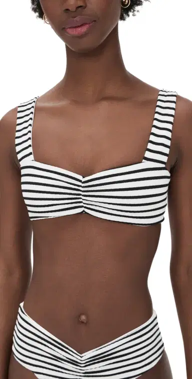LSpace Marlee Bikini Top Sailing Along Stripes L | Thumbnail 1