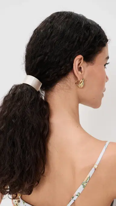 Jennifer Behr Mini Silk Satin Pony Wrap | Thumbnail 3
