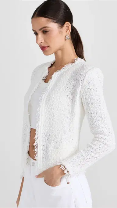 IRO Shavani Jacket White 44 | Thumbnail 4