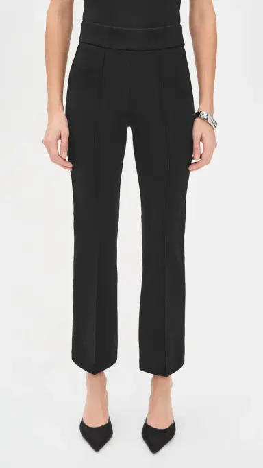 Spanx Ponte Pintuck Kick Flare Trousers Classic Black L | Thumbnail 2