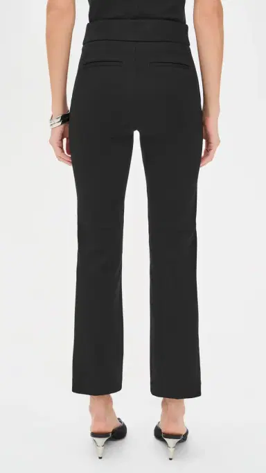 Spanx Ponte Pintuck Kick Flare Trousers Classic Black L | Thumbnail 3