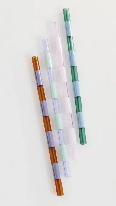 FAZEEK Striped Straws Mixed One Size | Thumbnail 2