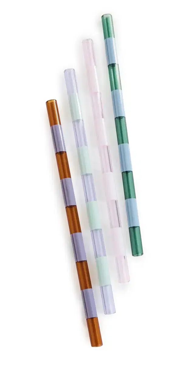 FAZEEK Striped Straws Mixed One Size