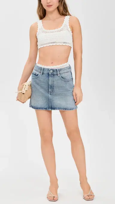 Beach Riot Andy Bikini Top White | Thumbnail 5