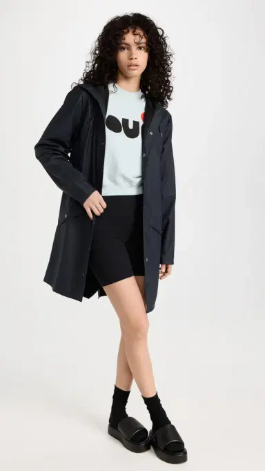 Rains Long Jacket Navy S | Thumbnail 5 Rains Long Jacket Navy S | Thumbnail 5