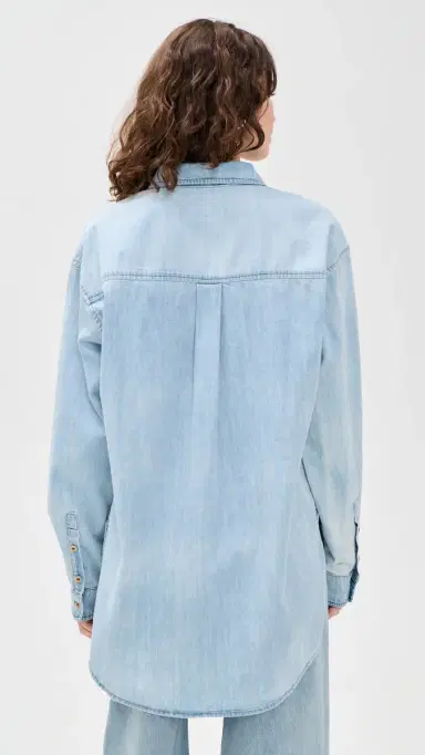 Jamie Haller The Essential Shirt in Ice Indigo Ice Indigo | Thumbnail 3 Jamie Haller The Essential Shirt in Ice Indigo Ice Indigo | Thumbnail 3
