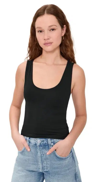 Free People Clean Lines Muscle Camisole Black M/L | Thumbnail 1 Free People Clean Lines Muscle Camisole Black M/L | Thumbnail 1