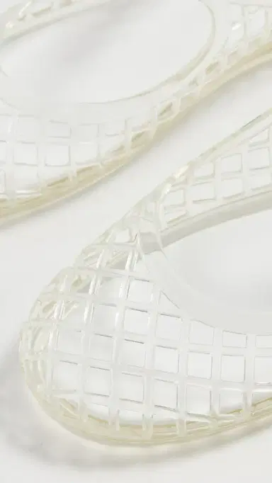 Tory Burch Mellow Mary Jane Jelly Flats Clear/Silver 6 | Thumbnail 6