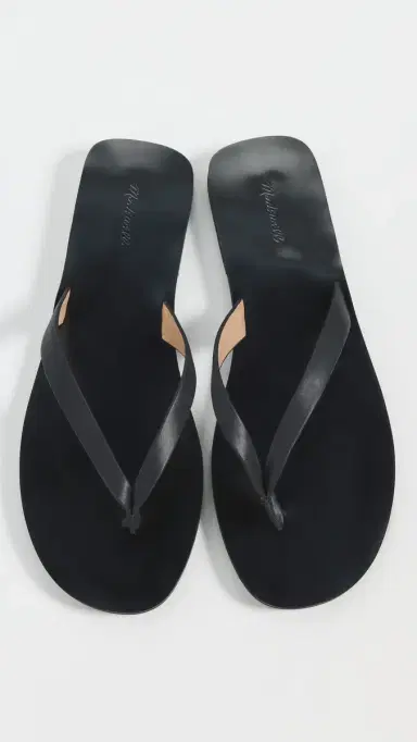 Madewell The Gabi Slide Sandals Black 5 | Thumbnail 2