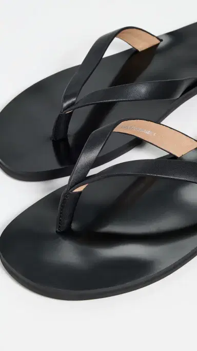 Madewell The Gabi Slide Sandals Black 5 | Thumbnail 4