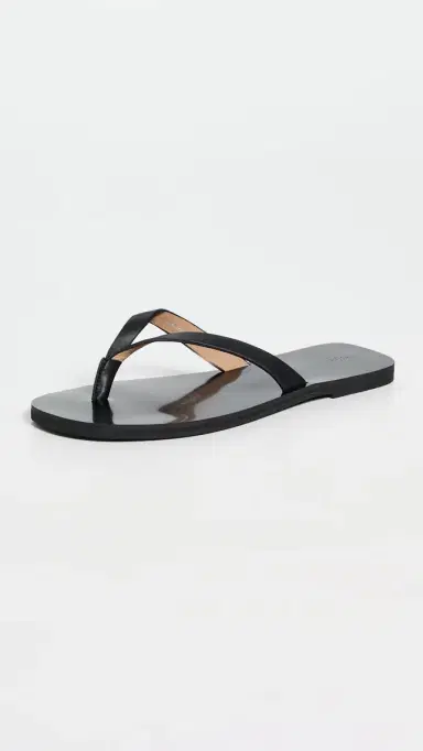 Madewell The Gabi Slide Sandals Black 5 | Thumbnail 5