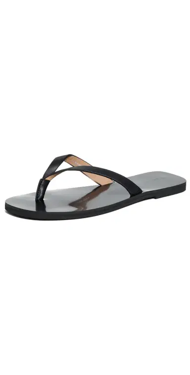 Madewell The Gabi Slide Sandals Black 5 | Thumbnail 1