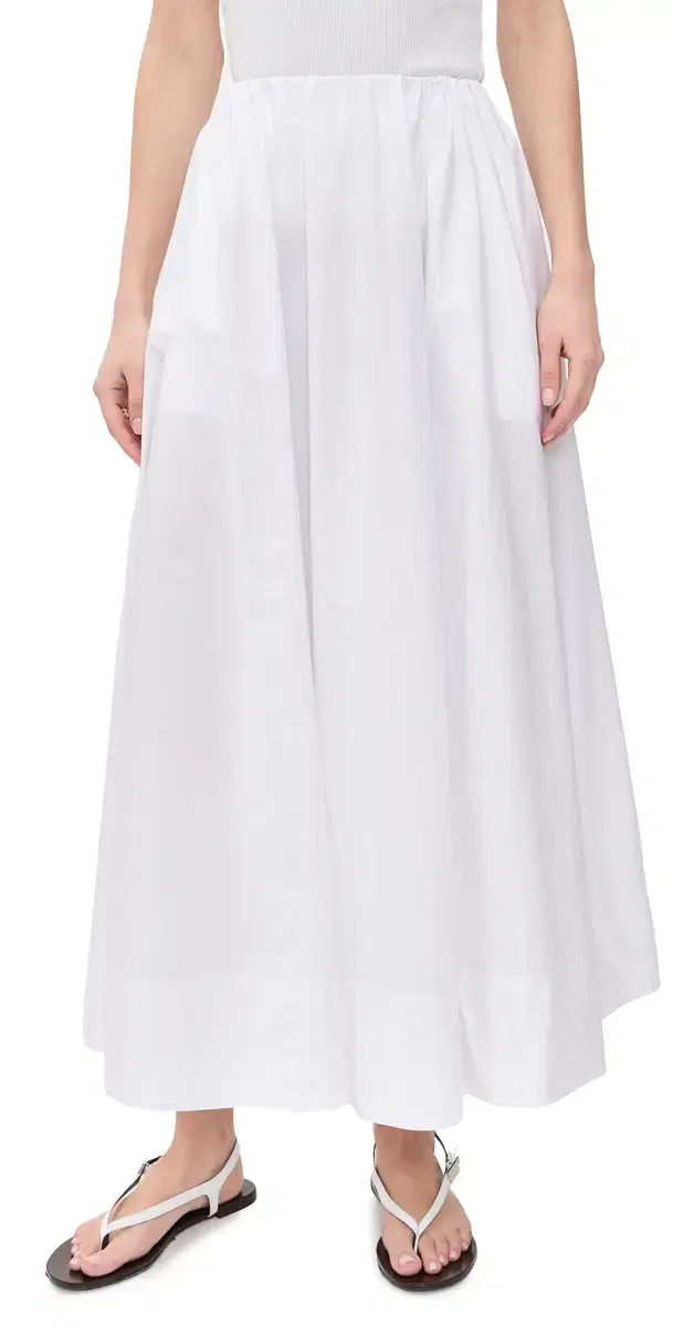 Coastal Poplin Nera kirt White