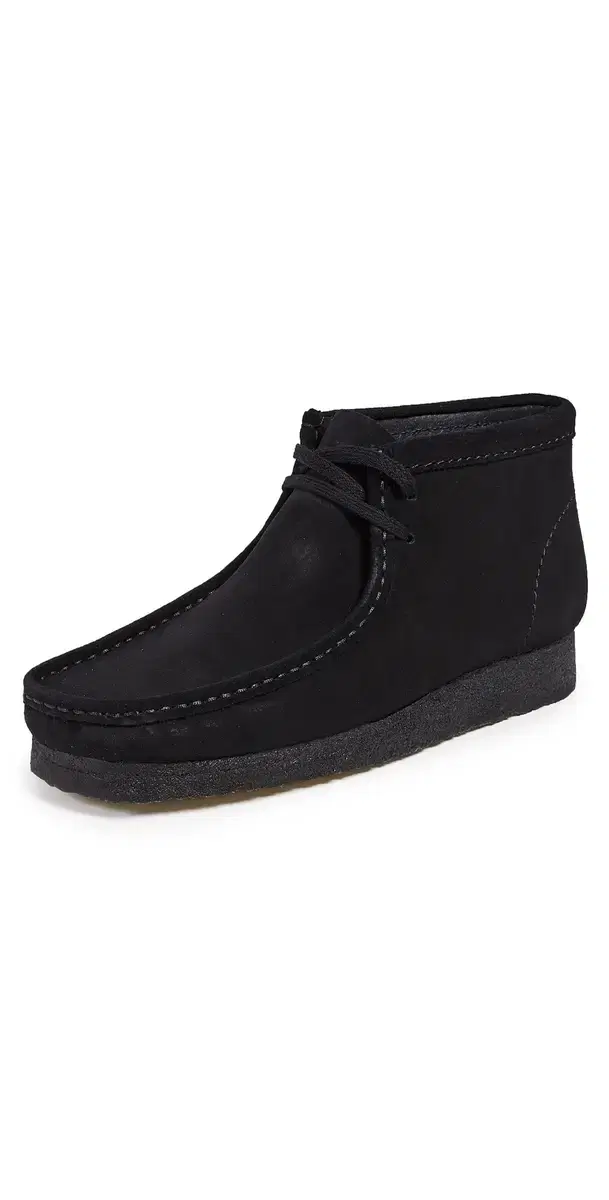 Clarks Suede Wallabee Boots Black
