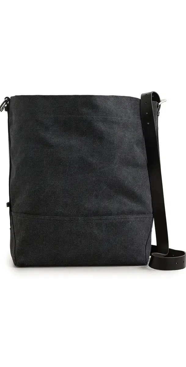 Belted Tote Bag Ash Black One Size