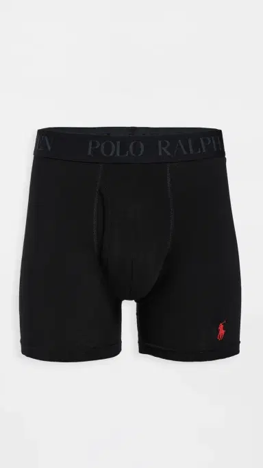 Polo Ralph Lauren Underwear 4D Flex Cotton Modal Boxer Briefs 3 Pack Polo Black S | Thumbnail 3 Polo Ralph Lauren Underwear 4D Flex Cotton Modal Boxer Briefs 3 Pack Polo Black S | Thumbnail 3