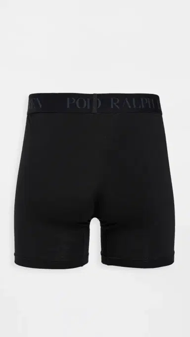 Polo Ralph Lauren Underwear 4D Flex Cotton Modal Boxer Briefs 3 Pack Polo Black S | Thumbnail 4 Polo Ralph Lauren Underwear 4D Flex Cotton Modal Boxer Briefs 3 Pack Polo Black S | Thumbnail 4
