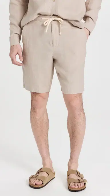 Vince Lightweight Hemp Shorts 9 Pumice Rock | Thumbnail 2 Vince Lightweight Hemp Shorts 9 Pumice Rock | Thumbnail 2