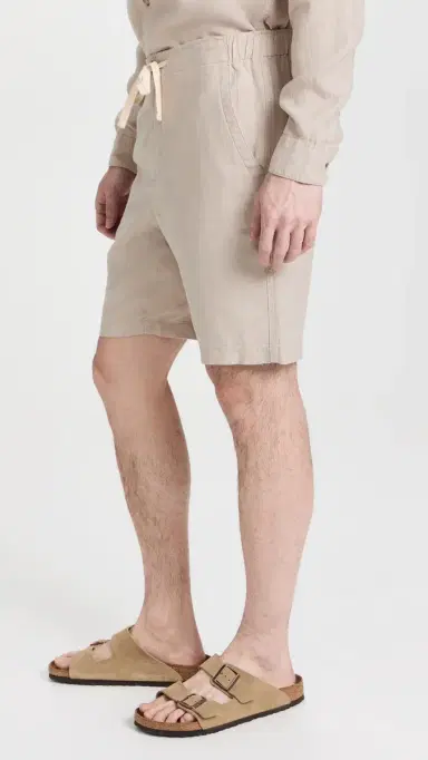 Vince Lightweight Hemp Shorts 9 Pumice Rock | Thumbnail 4 Vince Lightweight Hemp Shorts 9 Pumice Rock | Thumbnail 4
