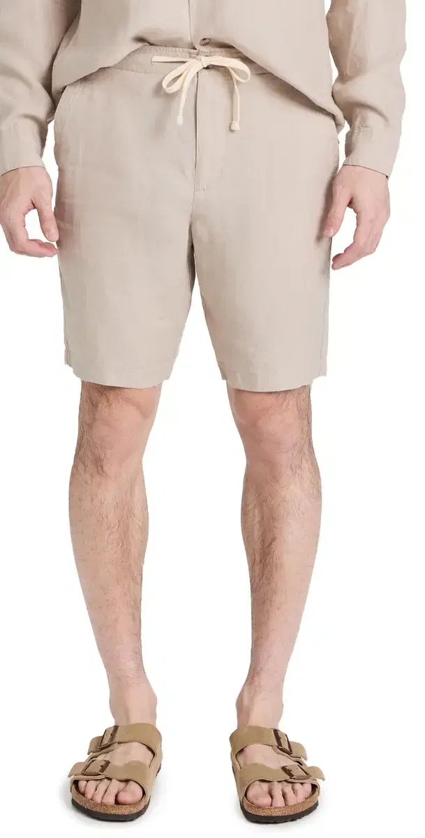 Vince ightweight Hemp Shorts 9 Pumice Rock